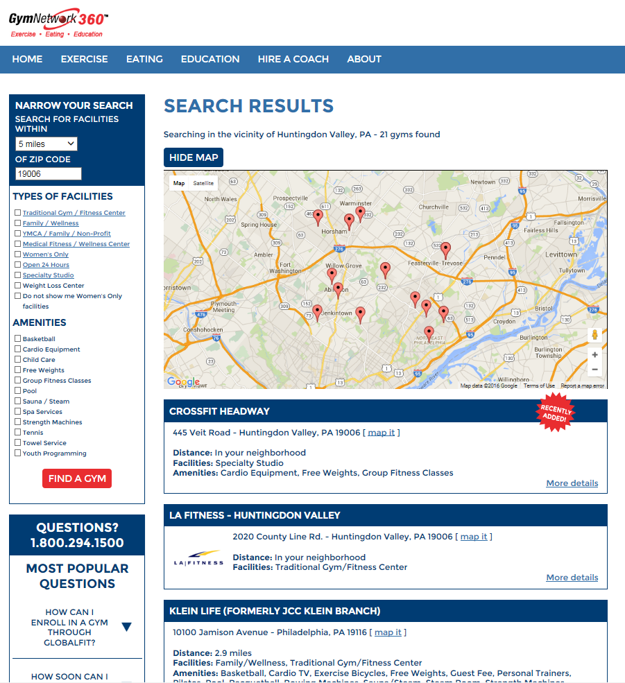 GlobalFit interface screenshot